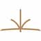 Ekena Millwork Davenport Timber Gable Bracket, Western Red Cedar, 96"W x 52"H x 3 1/2"D x 3 1/2"F, 13/12 Pitch GBW096X52X0404DAV00SWR - alternate 1